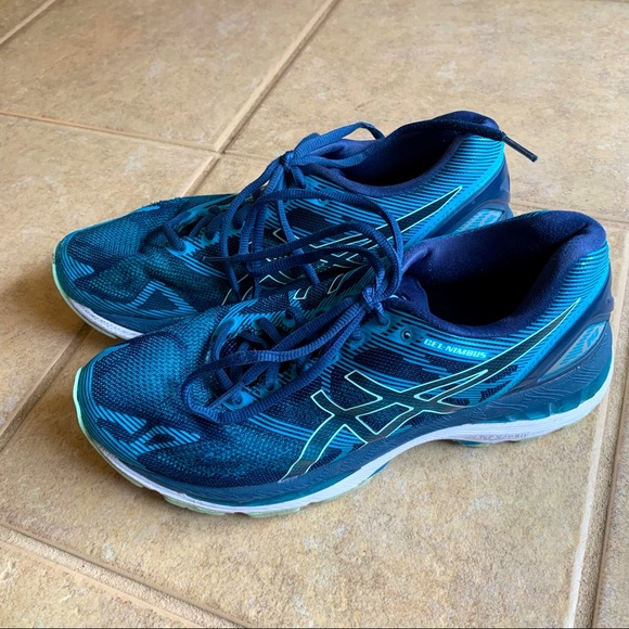 Asics Shoes - Gorgeous blue ASICS Gel Nimbus 19 Running Shoes Women’s Size 7-1/2